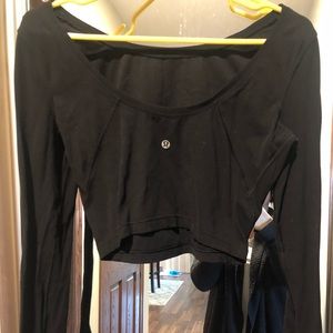 Lululemon long sleeve crop top